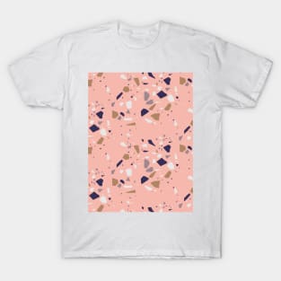 Pink Feminine Terrazzo T-Shirt